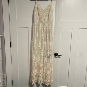 Altar’d State White Lace Dress